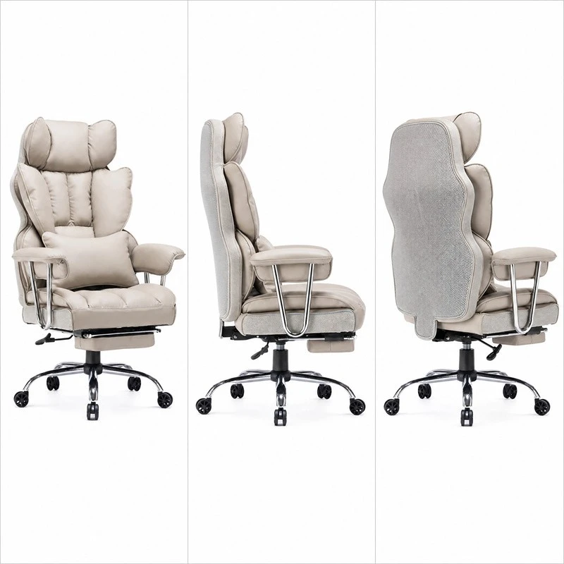 Ergonomic Reclining Executive Office Chair With Footrest suppliers