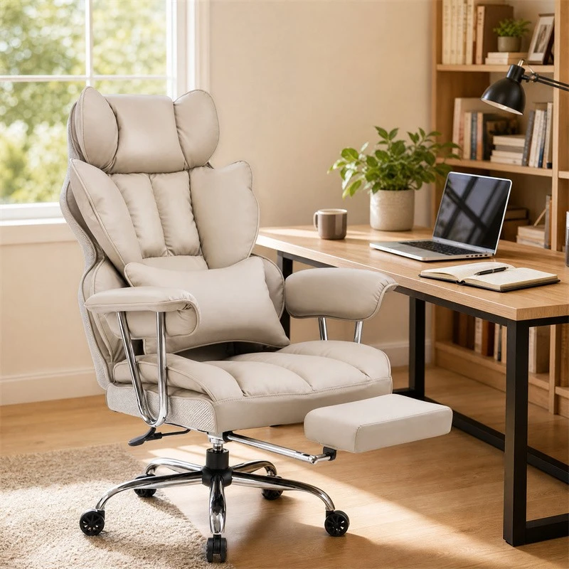 Ergonomic Reclining Executive Office Chair With Footrest high quality