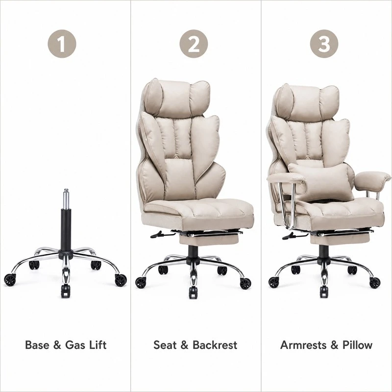 Ergonomic Reclining Executive Office Chair With Footrest price