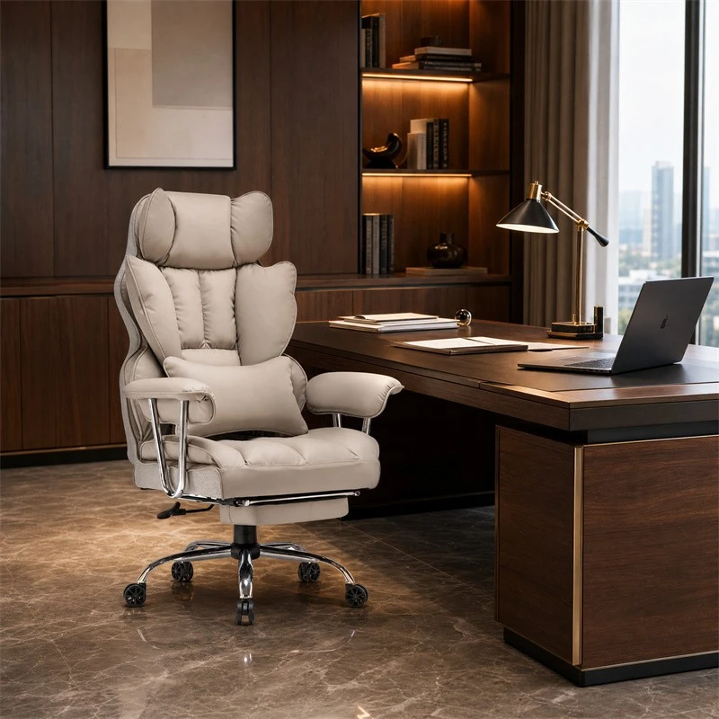 Ergonomic Reclining Executive Office Chair With Footrest best